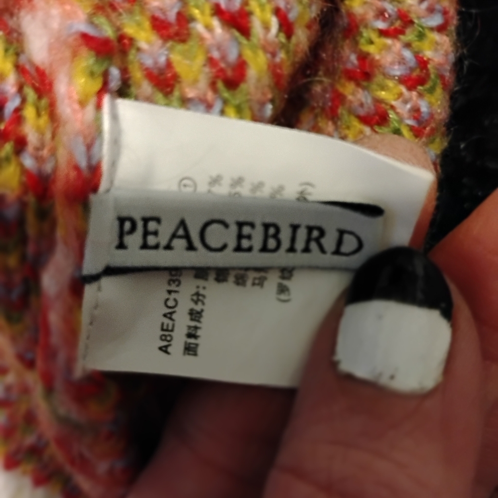 Colorful Patterned Women's Cardigan - Picture 11 of 11